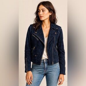 Blank NYC Suede Moto Jacket